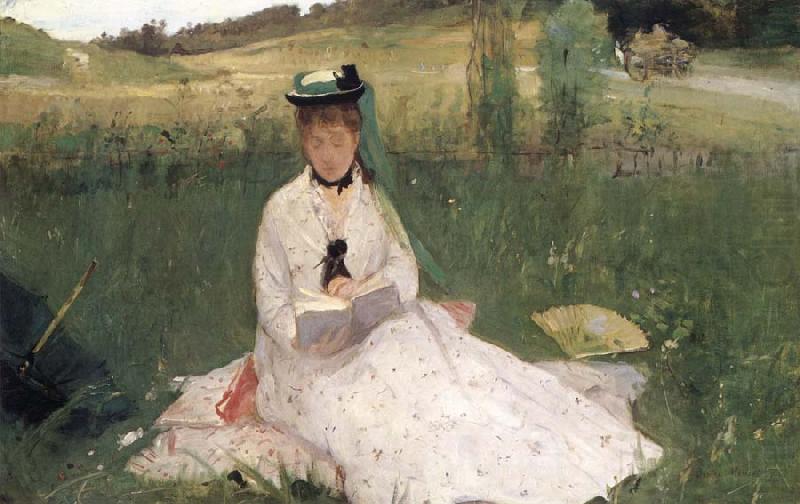 Berthe Morisot L-Ombrelle verte china oil painting image
